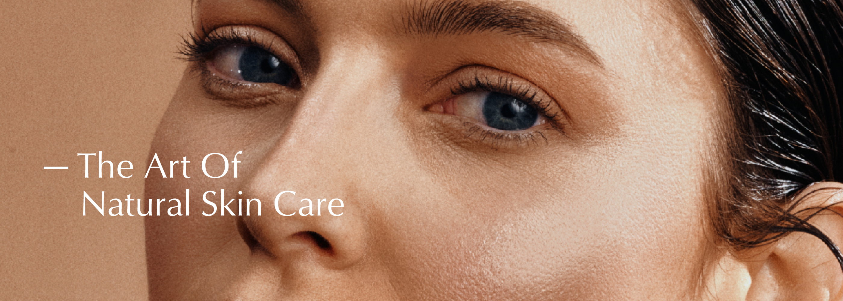 Model, Slogan "The Art of Natural Skin Care", HEJ ORGANIC