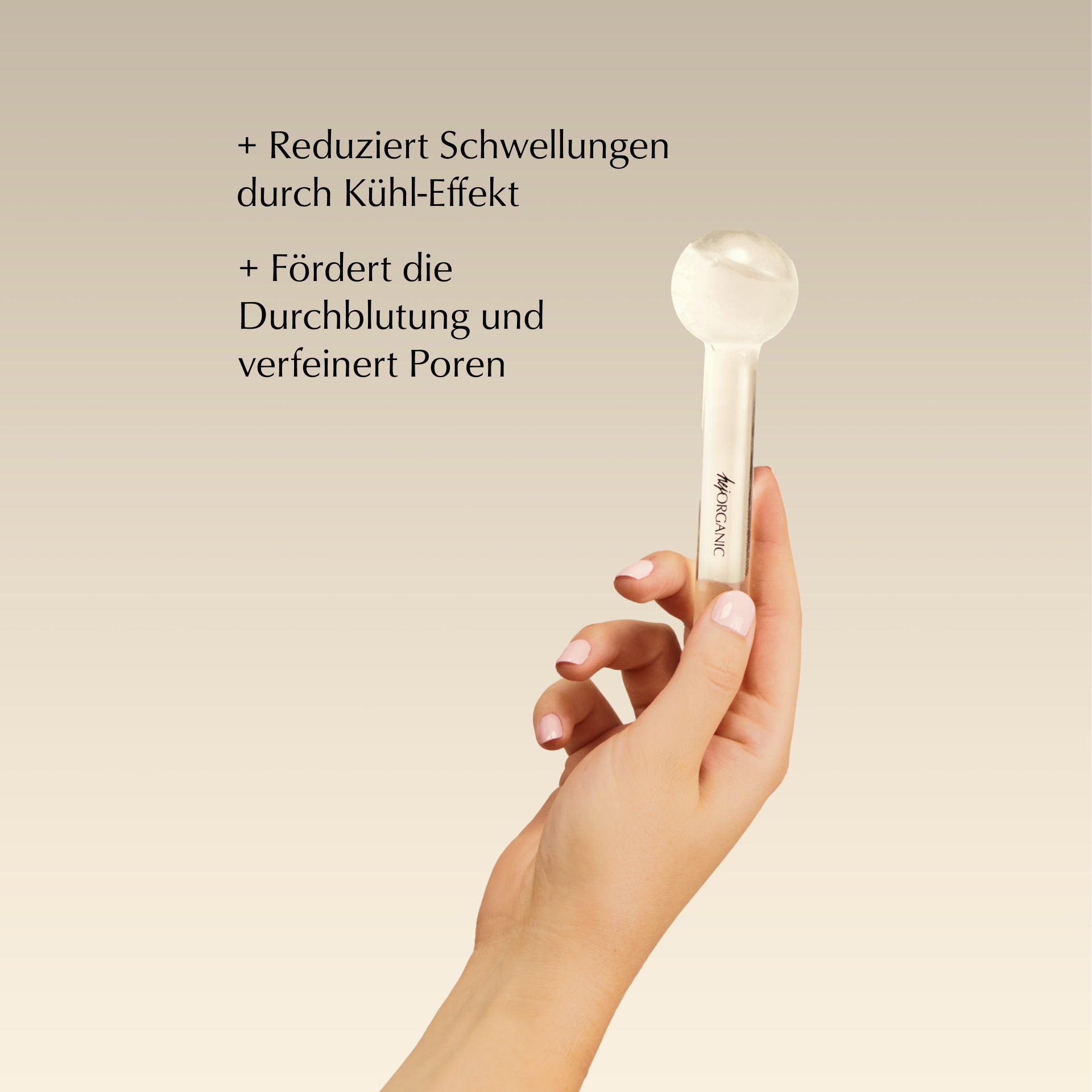 ice globes, Produkt in Hand, HEJ ORGANIC