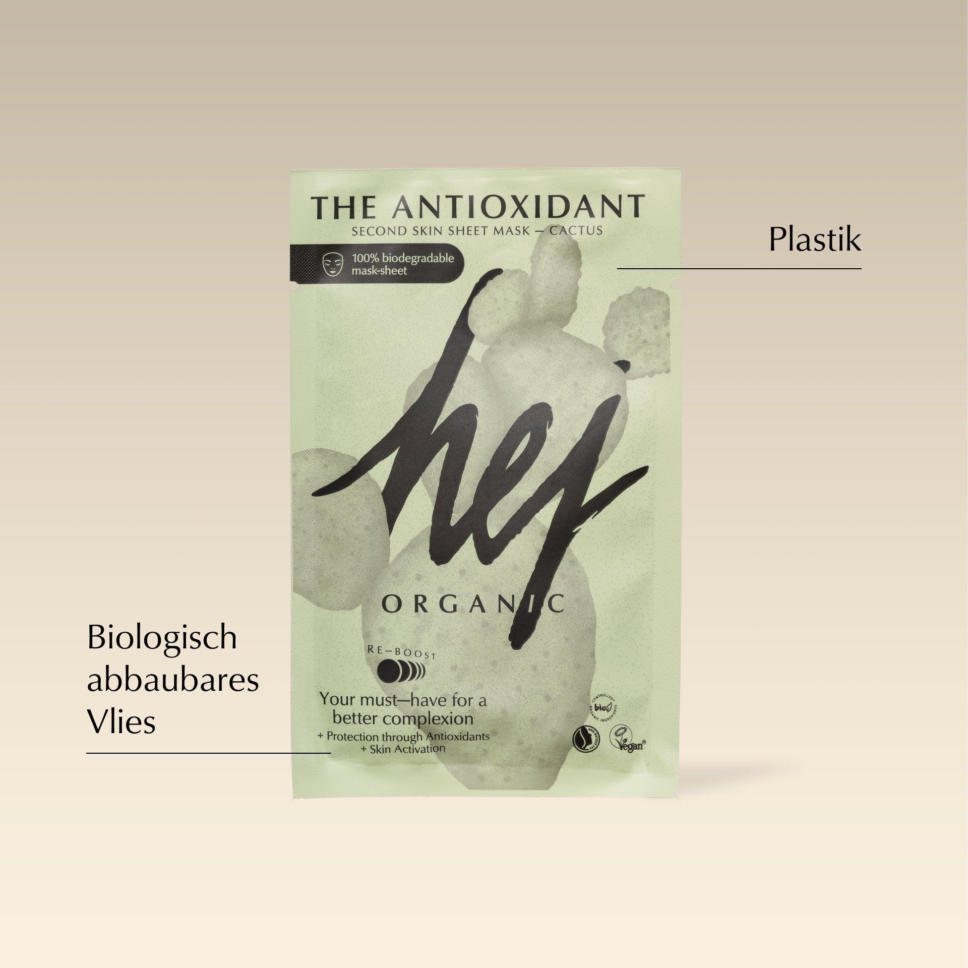 antioxidantien maske, The Antioxidant - Second Skin Mask