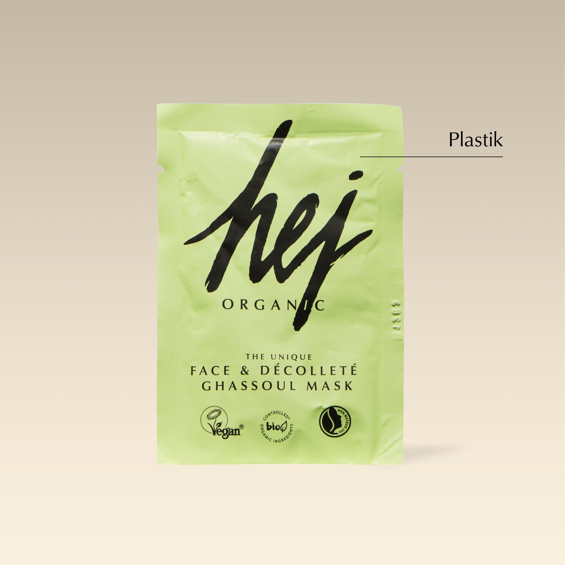 ghassoul maske, Produktbild, HEJ ORGANIC