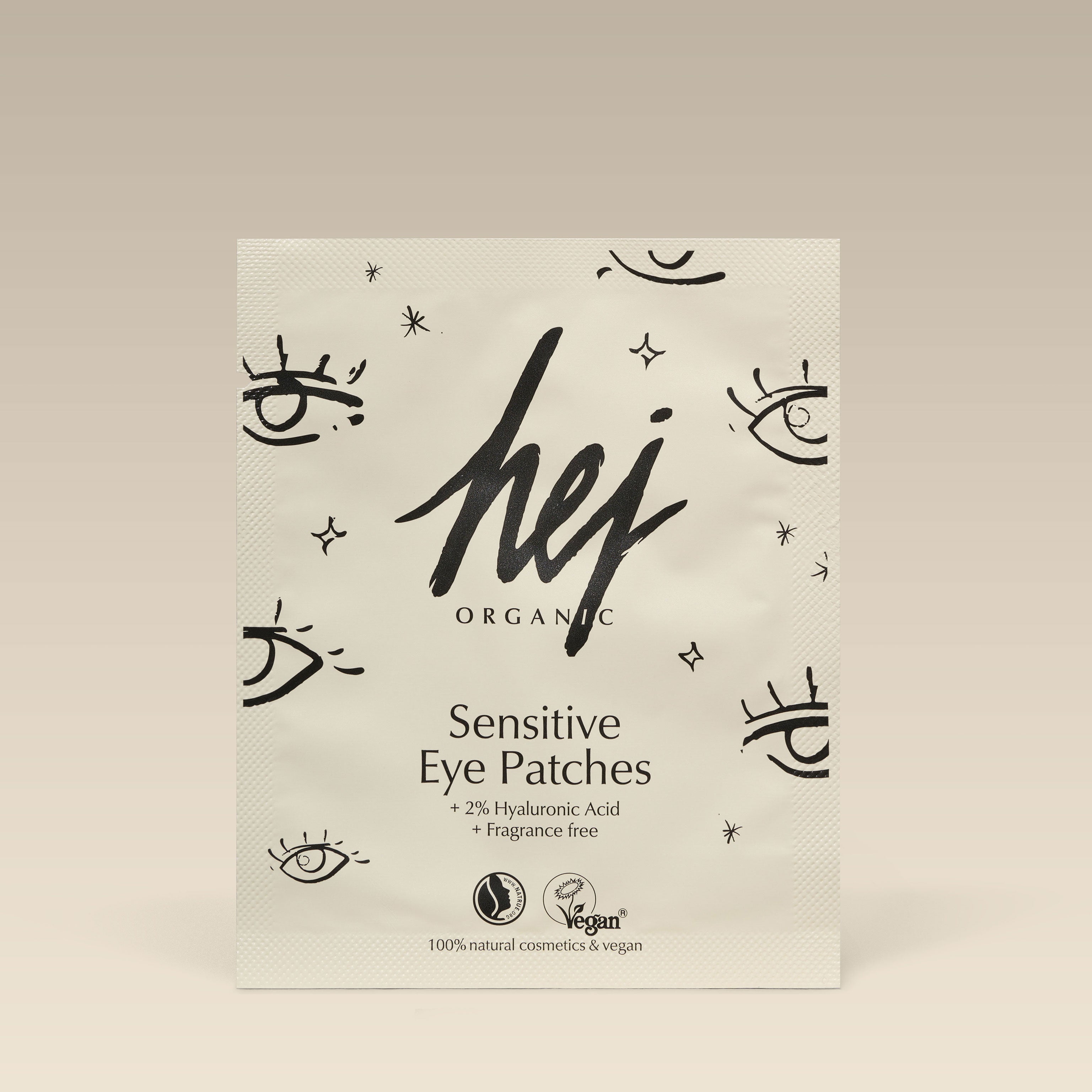 Augenpads sensible haut, Produktbild, HEJ ORGANIC